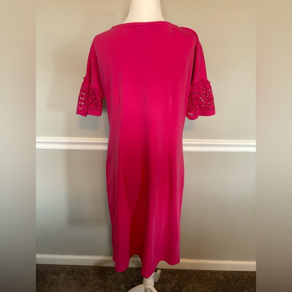 TALBOTS Eyelet Interlock Shift Dress - Picture 7 of 10